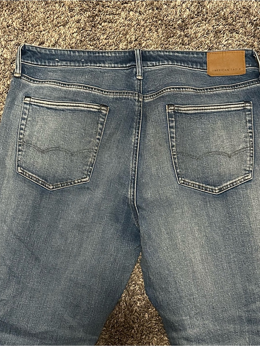American Eagle Outfitters Men's Medium Blue Bootcut Jeans - Picture 9 of 11